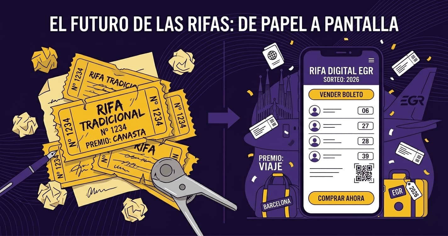 Rifa online vs rifa tradicional: por qué ya nadie vende talonarios en papel